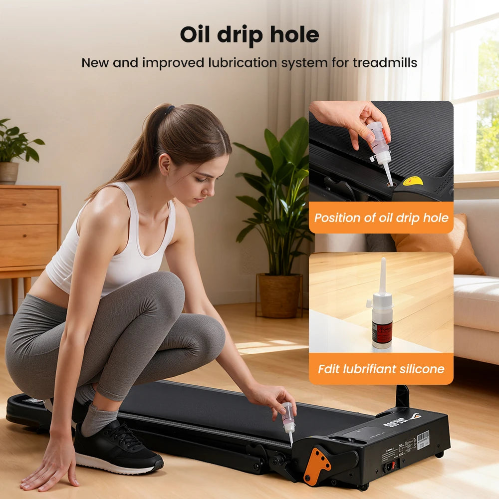 Formill FT51 2-in-1 Laufband für Zuhause, 1–10 km/h, leise & montagefrei