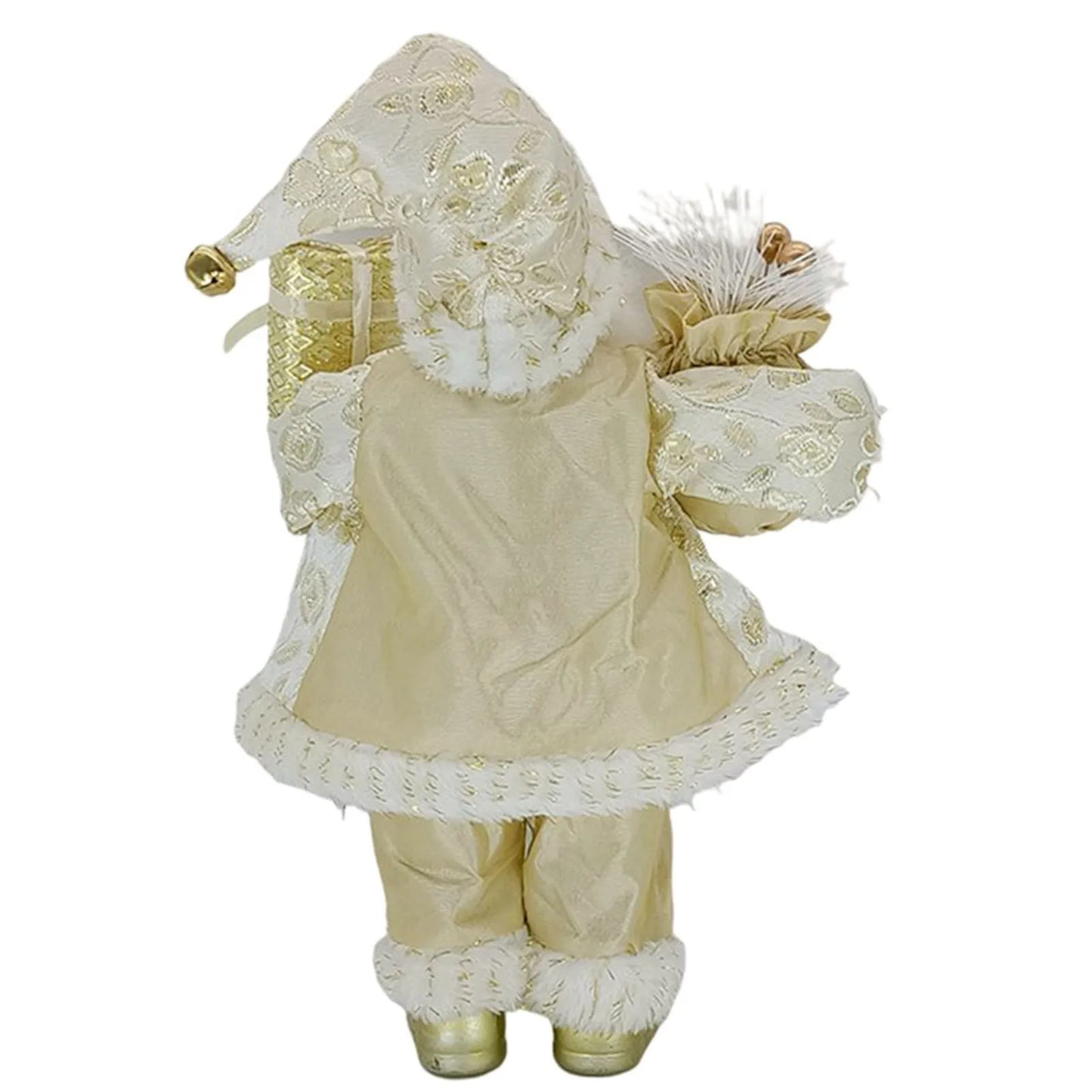 Weihnachtsmann Figur 30 cm – Niedliche Santa Claus Deko für Tisch, Kamin & Weihnachtsbaum | Festliche Weihnachtsdekoration