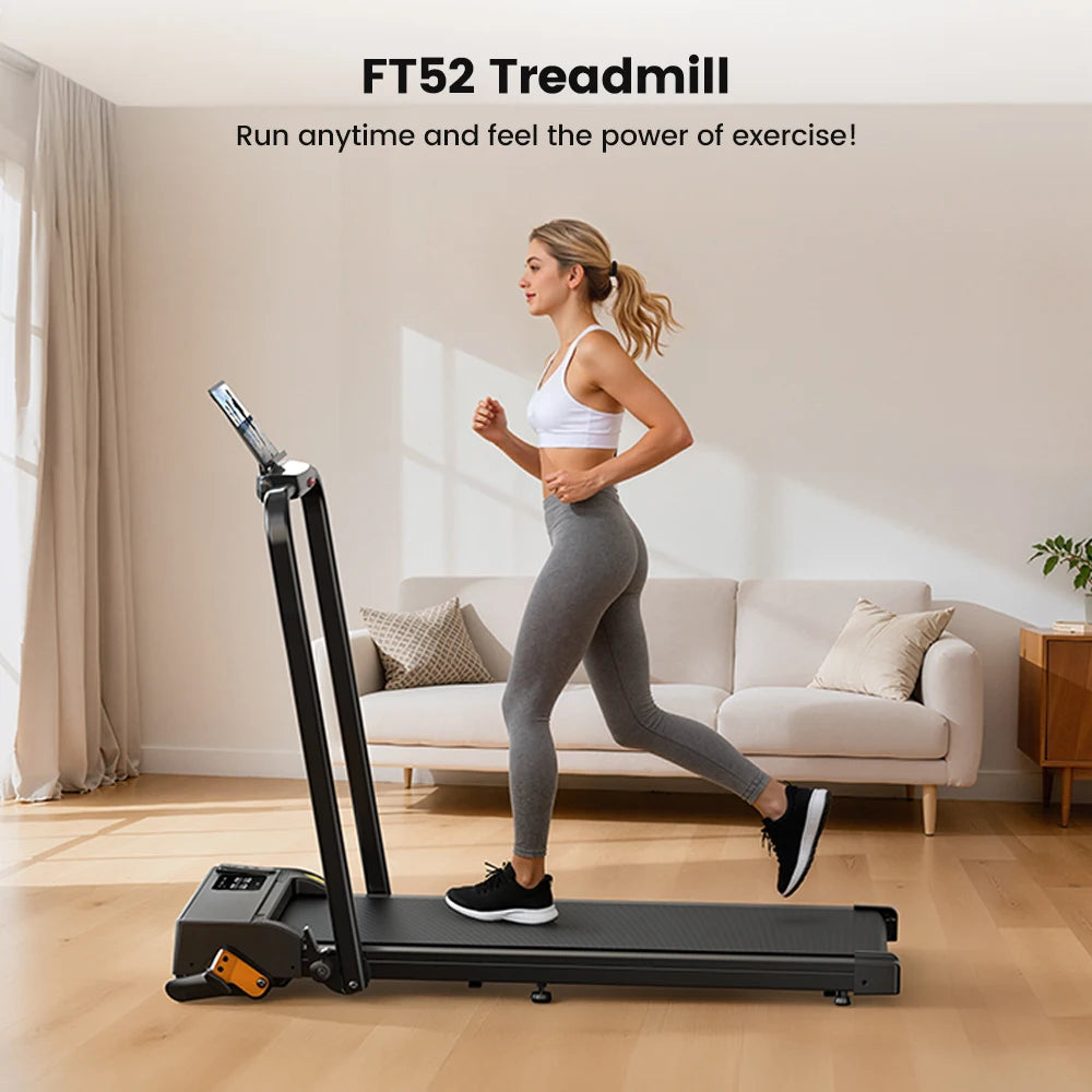 Formill FT51 2-in-1 Laufband für Zuhause, 1–10 km/h, leise & montagefrei