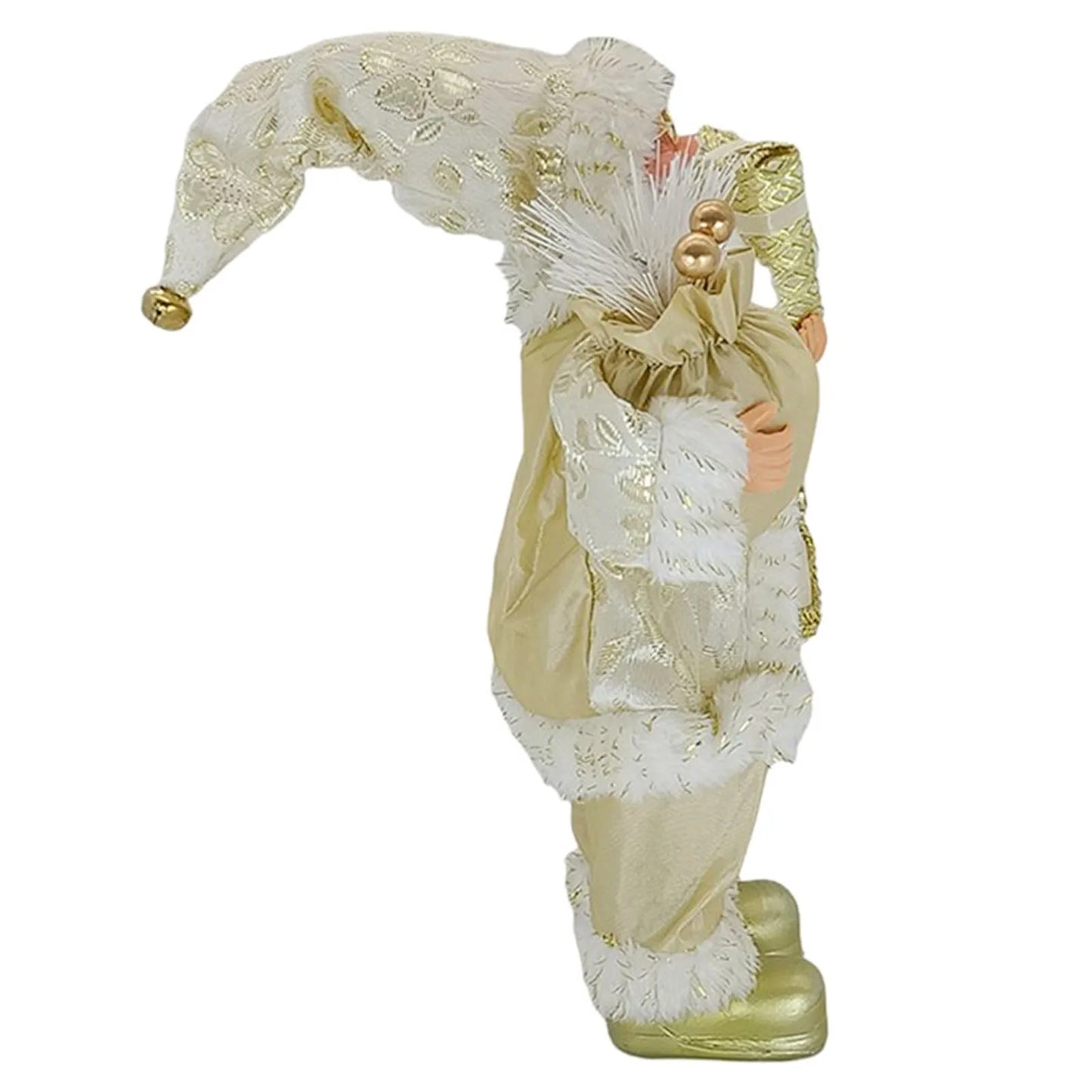 Weihnachtsmann Figur 30 cm – Niedliche Santa Claus Deko für Tisch, Kamin & Weihnachtsbaum | Festliche Weihnachtsdekoration