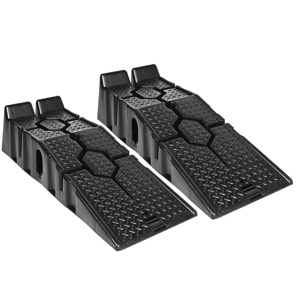 2er Set Auto Auffahrrampen 90 cm, 3T belastbar, rutschfest
