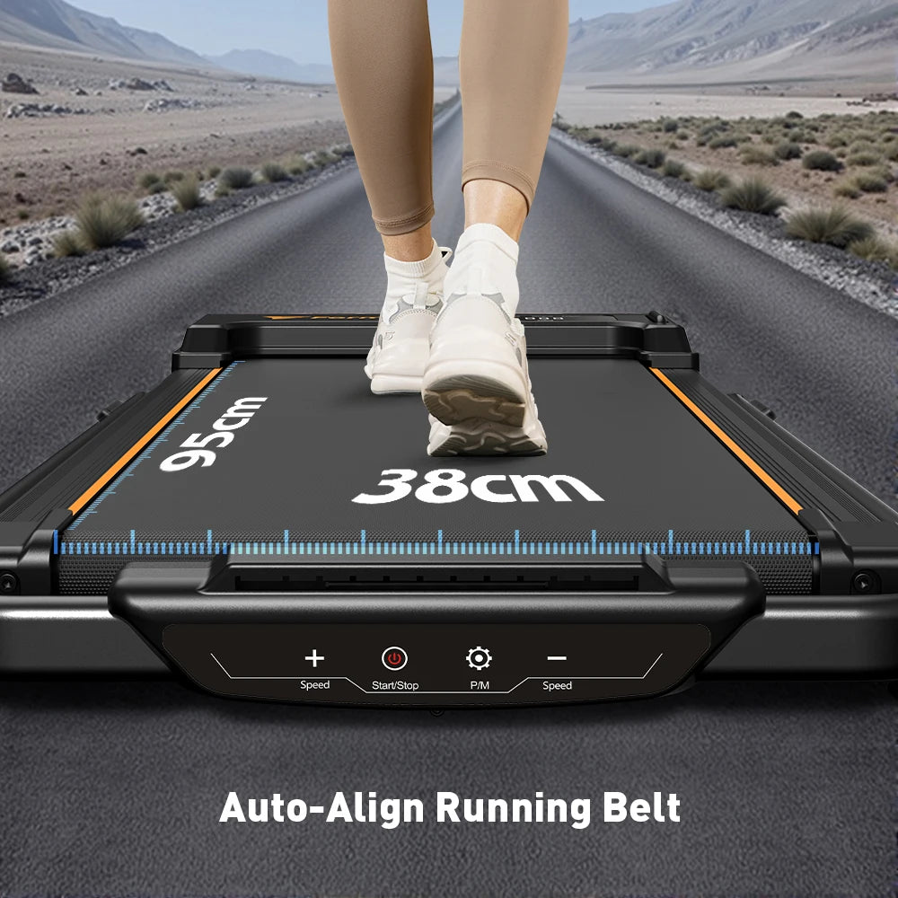 Formill FT51 2-in-1 Laufband für Zuhause, 1–10 km/h, leise & montagefrei