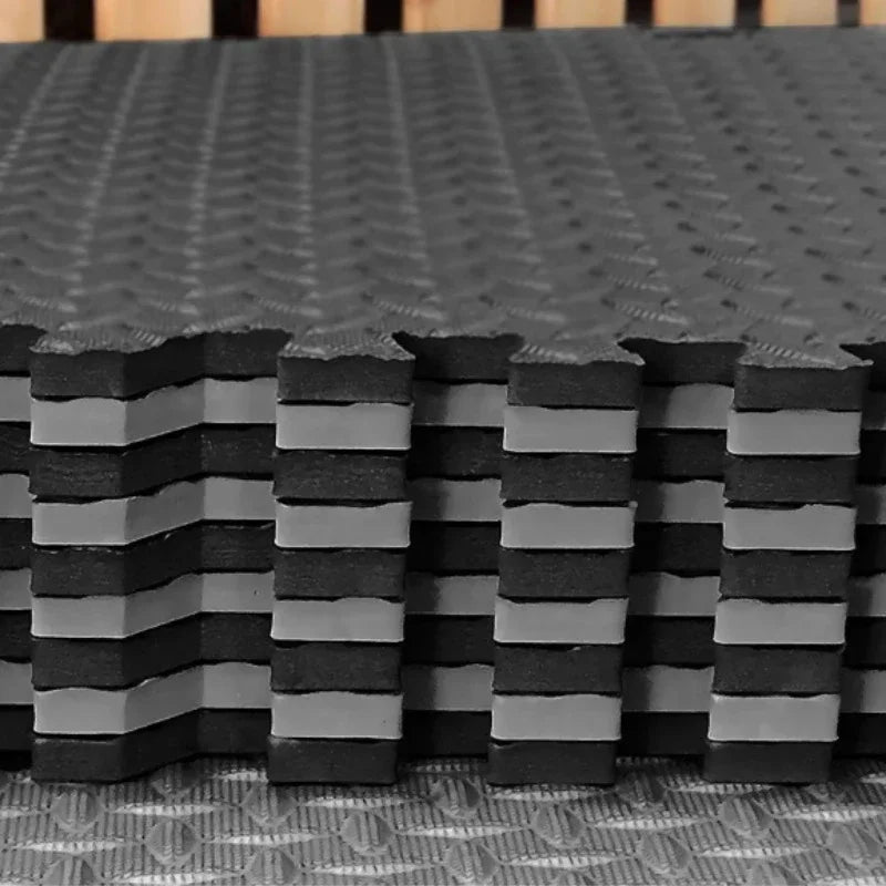 8/16 Stück Fitness Bodenmatten aus Schaumstoff, rutschfest & stoßdämpfend