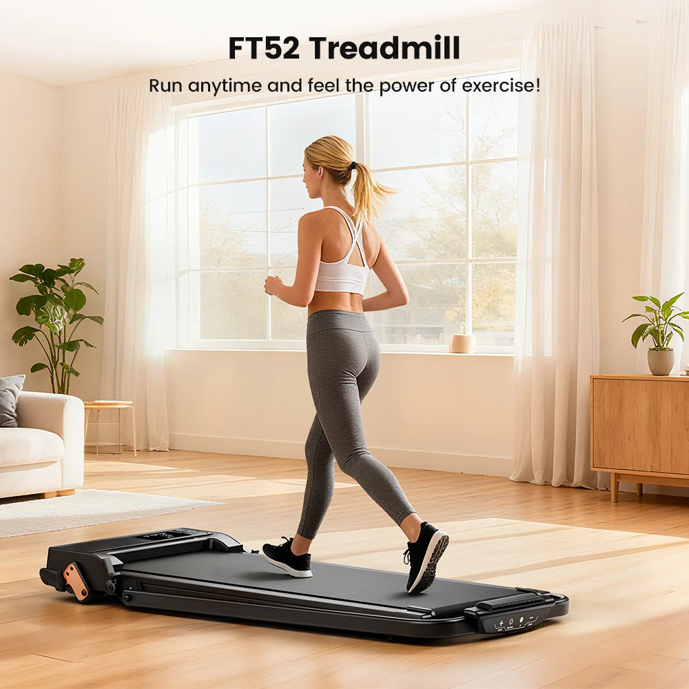 Formill FT51 2-in-1 Laufband für Zuhause, 1–10 km/h, leise & montagefrei