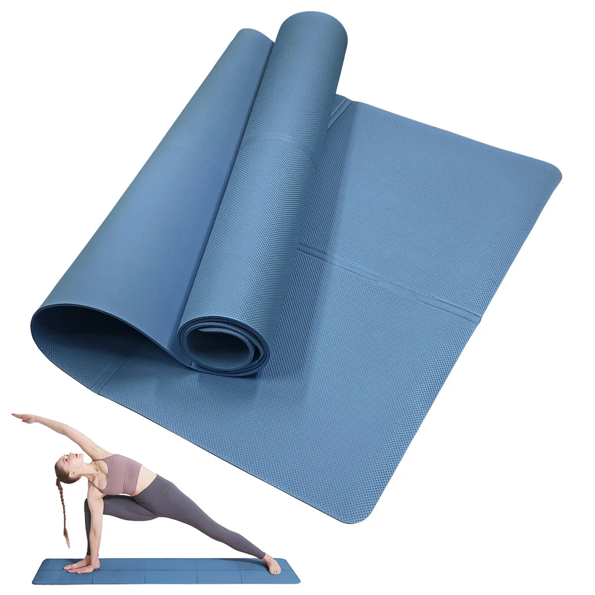 Premium 4mm EVA Yoga Matte – Rutschfest, Leicht & Strapazierfähig | Ideal für Yoga, Pilates & Fitness