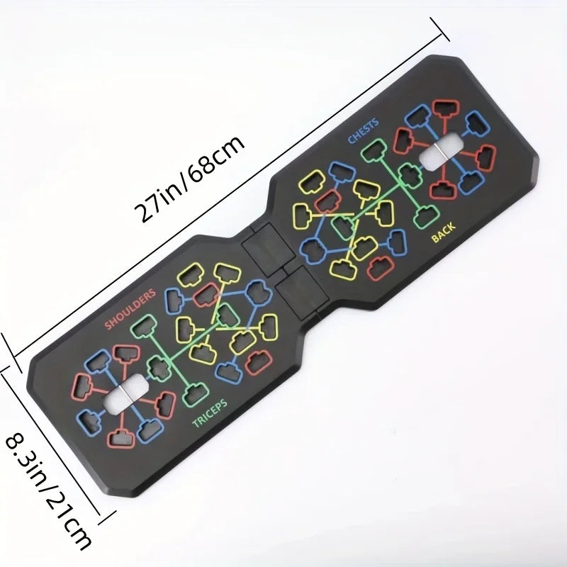 Multi-Function Push Up Board mit ergonomischen Push-Up Griffen für Ganzkörpertraining