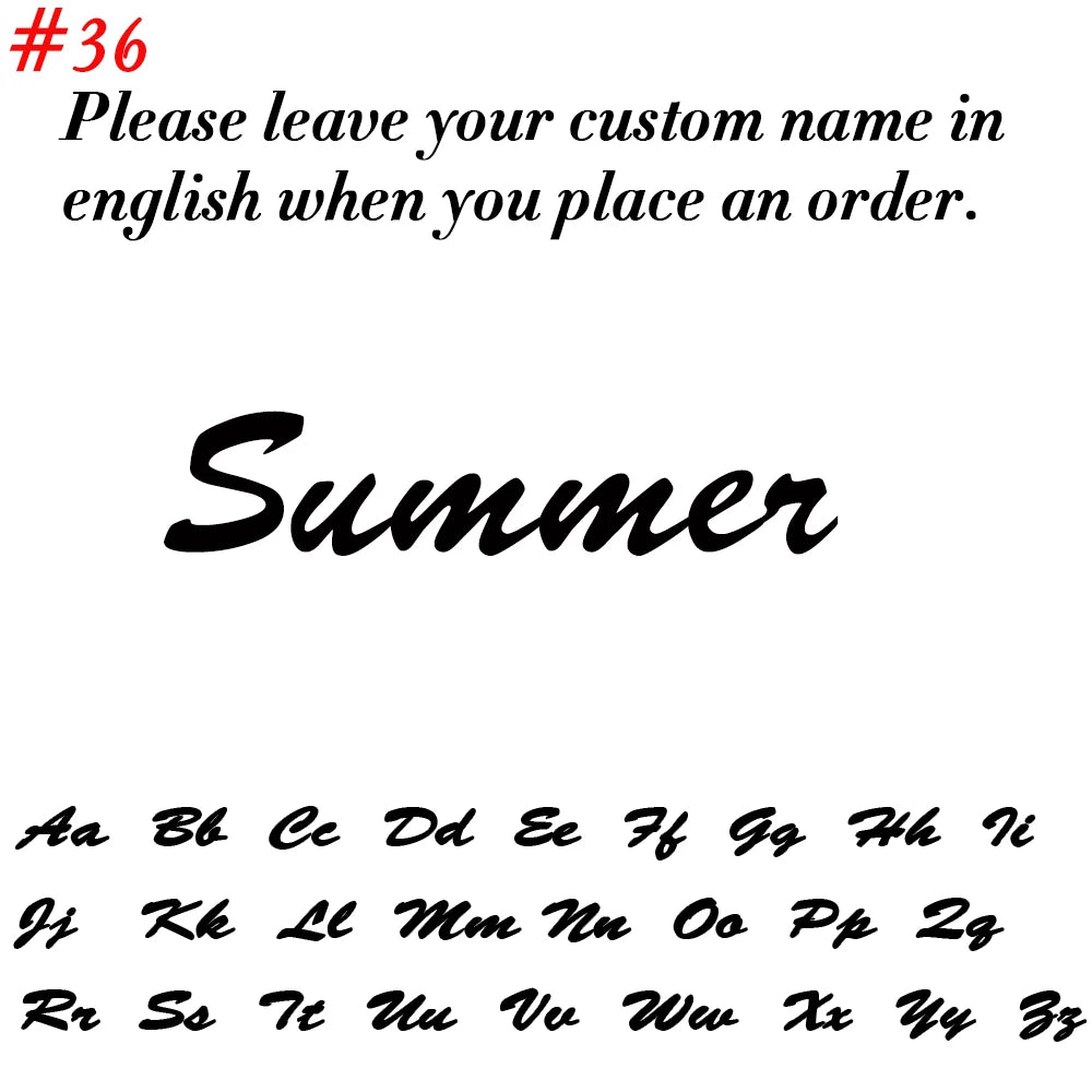 Personalisierte Namenskette aus Edelstahl für Damen