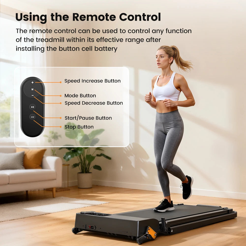 Formill FT51 2-in-1 Laufband für Zuhause, 1–10 km/h, leise & montagefrei