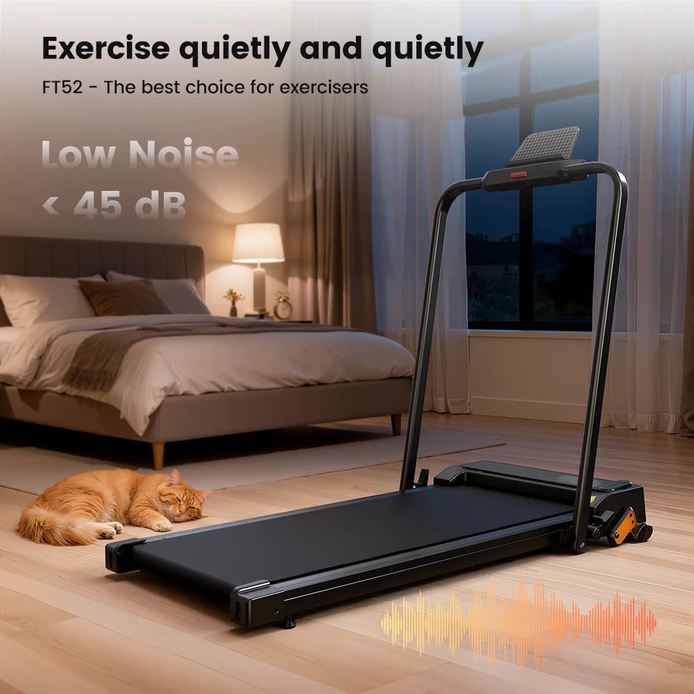 Formill FT51 2-in-1 Laufband für Zuhause, 1–10 km/h, leise & montagefrei