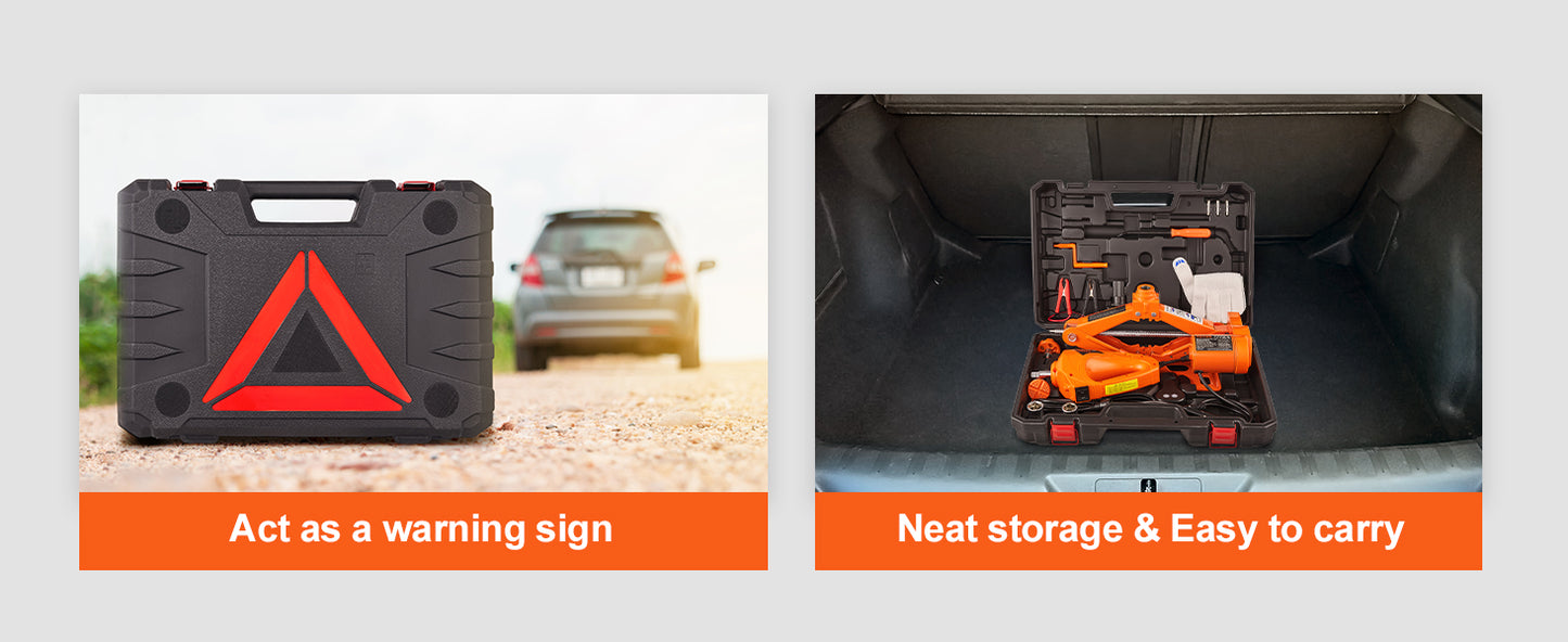 Elektrischer Auto Wagenheber 3T, 12V Scherenheber Set